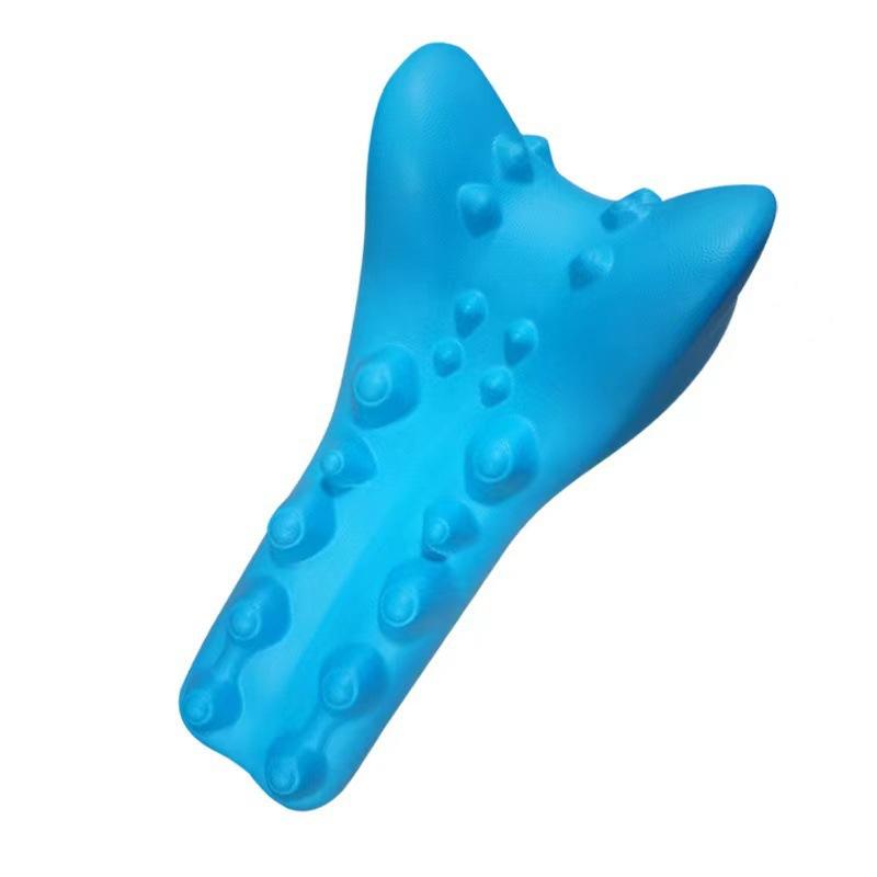 

Эргономичная подушка для массажа шейного отдела позвоночника и шеи upgraded cervical massage pillow озеро синий