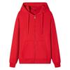 Unisex Baumwoll-Cardigan-Hoodie, Frühling/Herbst Unifarben, Lässige Jacke & Basisschicht für Paare