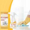 Jakehoe 120ml Grease Remover Powerful Kitchen Degreaser Spray Stainless Steel Hoods Cooktop Cleaner Instant Oil Stain Dissolver