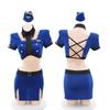 Sexy Stewardess Uniform Policewoman Office Girl Role Play Costume Stewardess Cute Wrap Skirt Sexy Lingerie Uniform Temptation