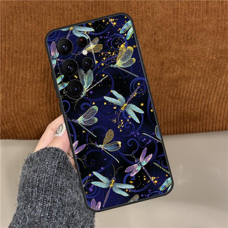 Dragonfly Phone Case For Samsung Galaxy S25 Ultra S9 S10 S20 FE S21 S22 S23 Plus S24 Ultra Back Cover