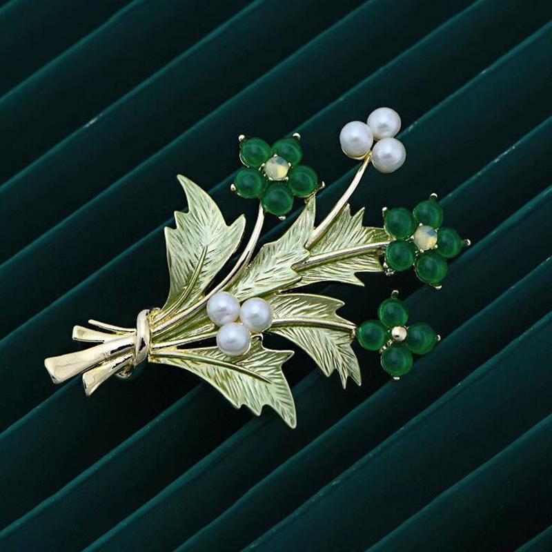 Европейский и американский преувеличенный атмосферный букет корсаж личность модная брошь женщины