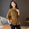 Shirt Jacket Women's Spring and Autumn New Small Loose Casual Versatile Temperament Early Spring Women's Top