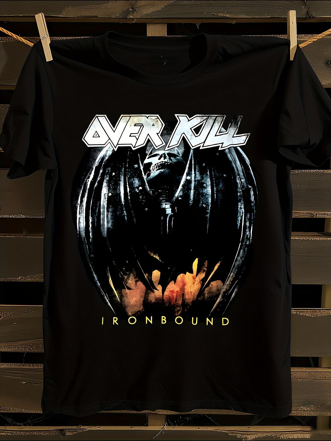 OVERKILL IRONBOUND Heavy Metal Graphic Tshirt S