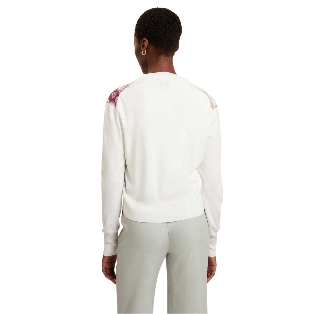 Ted Baker Damen Strickjacke mit Blumenmuster