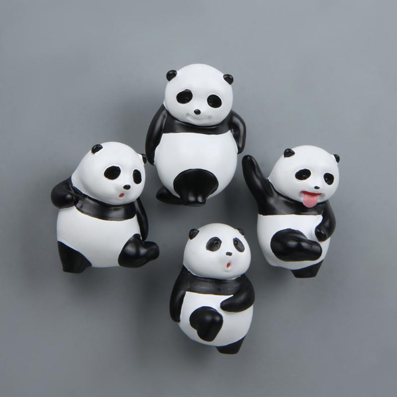 Panda Lying On The Tree Branch Creative Magnetic Buckle Refrigerator Magnet Suction Magnetic Sticker Home Decoration Po Wall