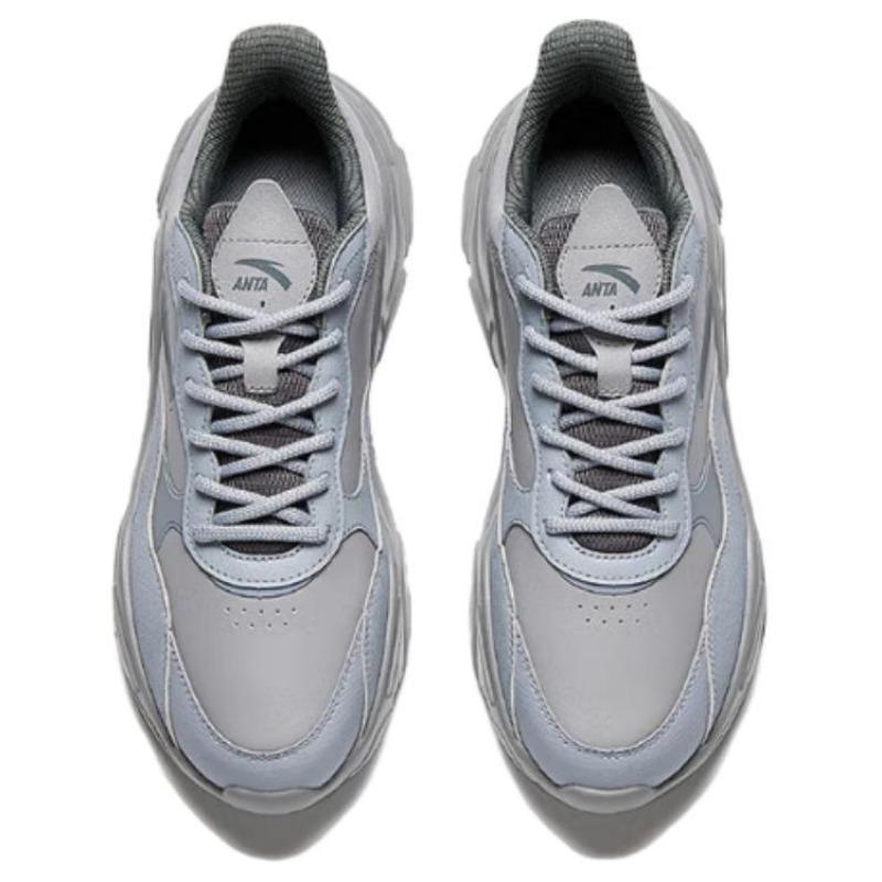 Anta Men Little Millennium Retro Low-Top Casual Shoes Grey 912348826-14