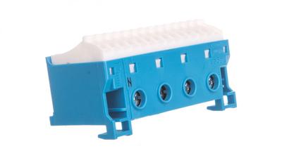 63A Quick Connect Terminal Block Blue 18 Terminals 33X75X34Mm Kn18N