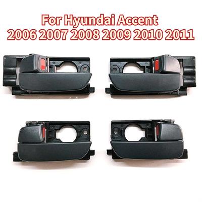 1 Stuks Interieur Deurklink Binnen Deur Open Handgrepen Zwart Voor Hyundai Accent 2006 2007 2008 2009 2010 2011 Auto Accessoires