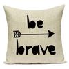 Letter Geometry Print Cushion Cover Decorative Pillow Cover Sofa Bed Car Throw Pillowcase Accessories Sweet Home Textile Decor