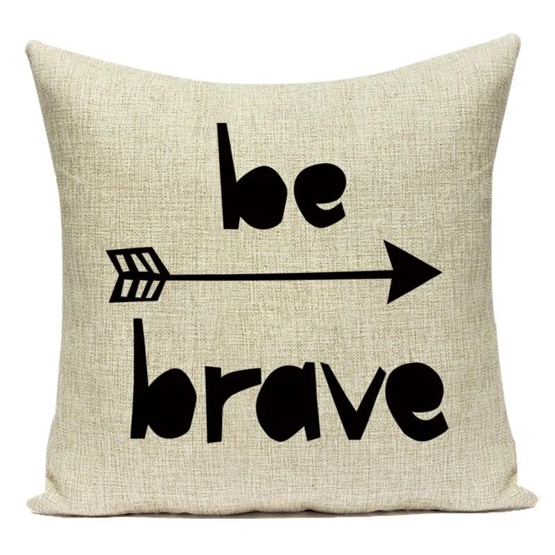 Letter Geometry Print Cushion Cover Decorative Pillow Cover Sofa Bed Car Throw Pillowcase Accessories Sweet Home Textile Decor