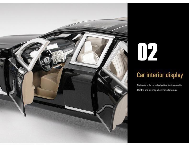 1:24 BMW 760 Extended Six-Door Alloy Model Car with Sound and Light Features