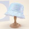 Wind Mixed Color Sequined Bucket Hat Female Fashion Versatile Internet Celebrity Face Small Hat Female Foldable Basin Hat