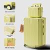 Women's Vintage Large-Capacity Trolley Suitcase - Durable, Stylish Travel Box with Zipper