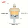 100 buc Filtru Ulei Combustibil Benzină pentru Mașină Motocicletă Moped Scuter Motocross Accesorii Filtru Combustibil Lichid