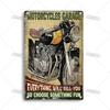Crosscountry Motorcycle Tin Sign Vintage Metal Wall Decor Garage Home Bar Metal Plaque