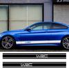 Universal 2PCS Car Door Side Stickers Long Stripe WRC Graphics Styling Vinyl PVC Film Decals Decoration Auto Tuning Accessories