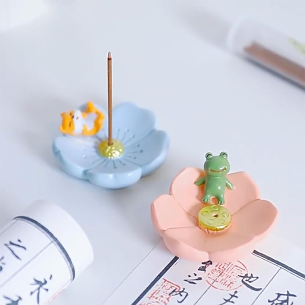 Fujitoya Frog Incense Holder, Incense Stick Holder, Incense Dishes, Incense Dishes, Plate, Japanese Style