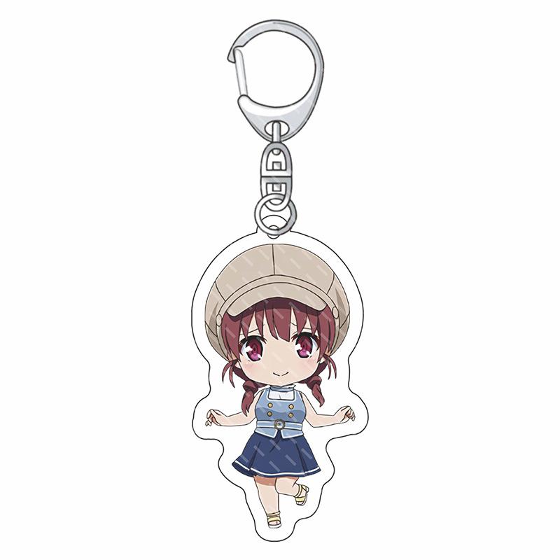 Anime Saenai Kanojo No Sodatekata Blessing Flowers Megumi Kato Eriri Spencer Sawamura Acrylic Keychain  Model Gift Toy