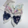Oil Painting Style Lace Bow Spring Clip – 2026 Fashion Fresh Hair Accessory