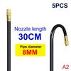5 Bucăți 20/30Cm Cotitură 360° Duze de Pulverizare din Alamă Conexiune Rapidă 8Mm Irigare Grădină Udare Automată Atomizor Pulverizator Reglabil