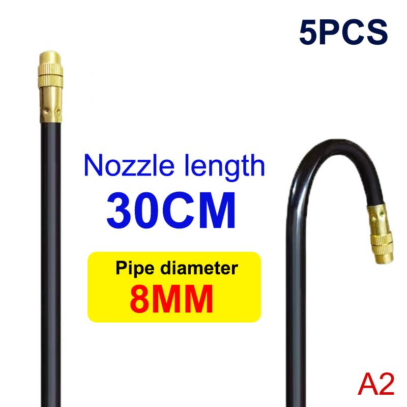 5 Bucăți 20/30Cm Cotitură 360° Duze de Pulverizare din Alamă Conexiune Rapidă 8Mm Irigare Grădină Udare Automată Atomizor Pulverizator Reglabil