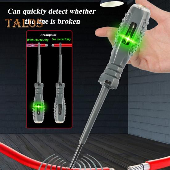 2Pcs High Torque Magnetic Screwdriver Electricity Detector Compact Design Portable Non-Slip Grip Voltage Tester Screwdriver Set