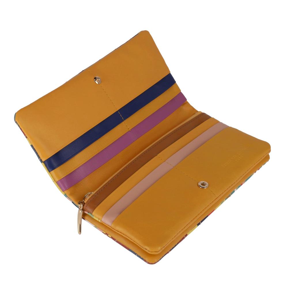 Long Wallet Flap Long Wallet Colorful Landscape [Tsumori Chisato]