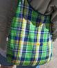 Pmco Check Button Packable Shoulder Bag (Green)