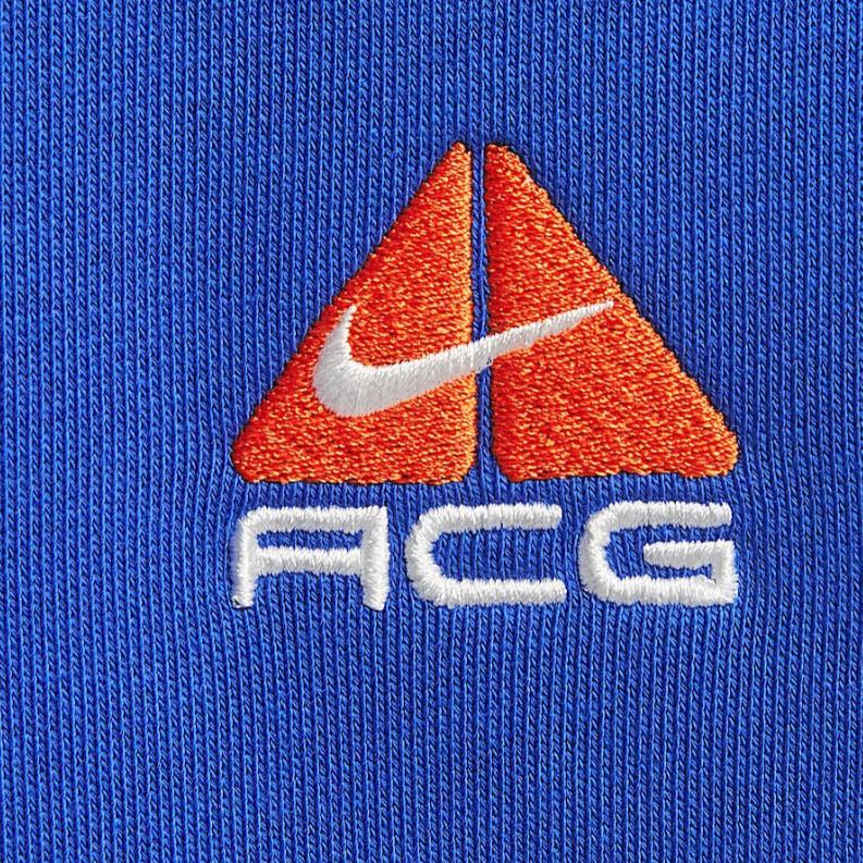 Nike ACG Therma-Fit Módní Pohodlná Všestranná Fleecová Volná Mikina Unisex Mikina Game-Royal Safety-Orange Space-Blue DH3088-480