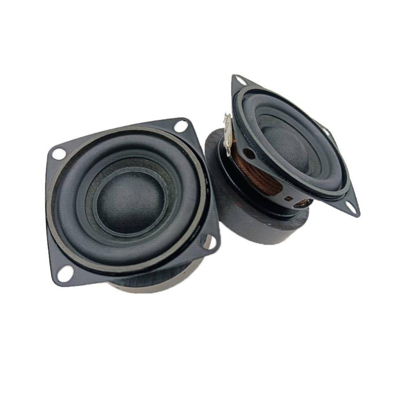 2Pcs 52mm Speakers 2Inch Full frequency 4Ohm  10W Loudspeaker DIY Sound Subwoofer For Home Theater Loudspeakers