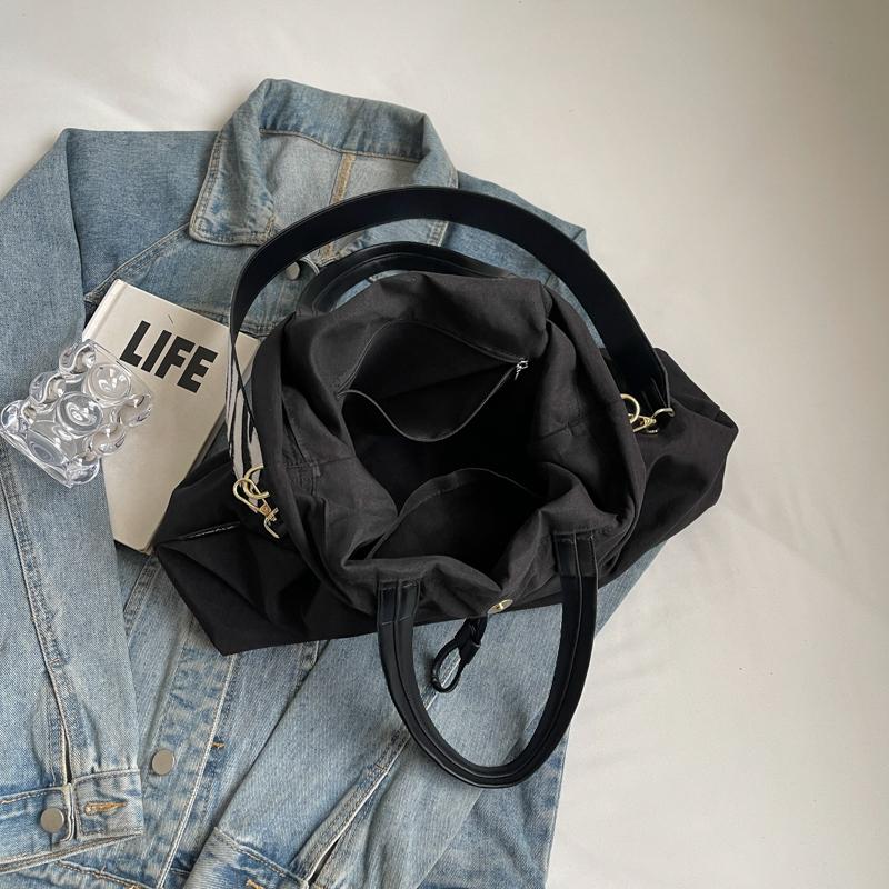 Большая вместительная сумка-ведро с завязками на шнурке женская сумка через плечо сумка — фото 11