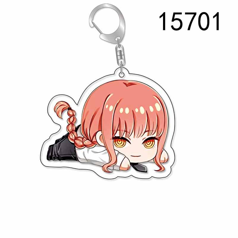 Chainsaw Man Keychain: Denji, Power, Reze, Makima & Pochita Acrylic Pendant 5.5cm