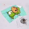 Schattige Capybara Houdt van Bubble Tea Zachte Gezichtshanddoek Sneldrogend Zwembad Bad Katoenen Handdoeken Absorberend Snel