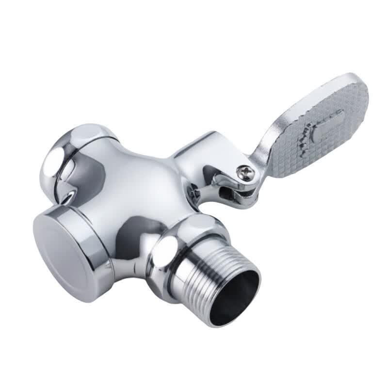 Foot-Operated Toilet Flush Valve