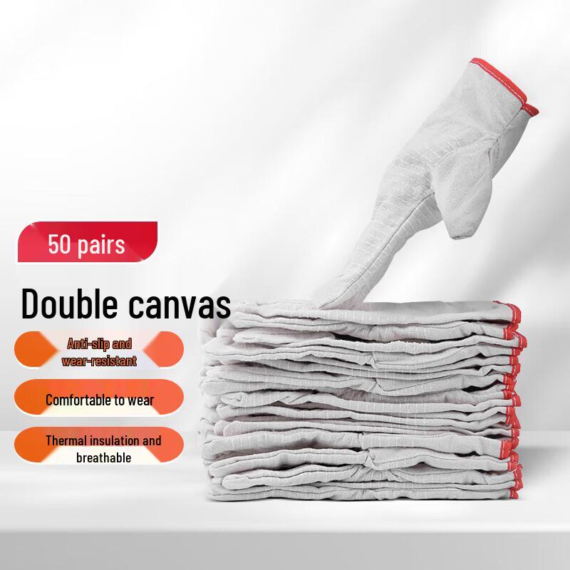 

Heavy-Duty Canvas Work Gloves