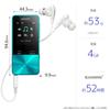 Sony Walkman NW-S313 S Series MP3 Player with Earphones, 4GB Blue, Bluetooth 52-Hr Battery