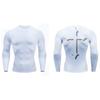 Cross Print Compression Shirt for Men Christian Sporty Quick Dry Tshirt Tees Tops Gym Workout Fitness Undershirts Baselayers