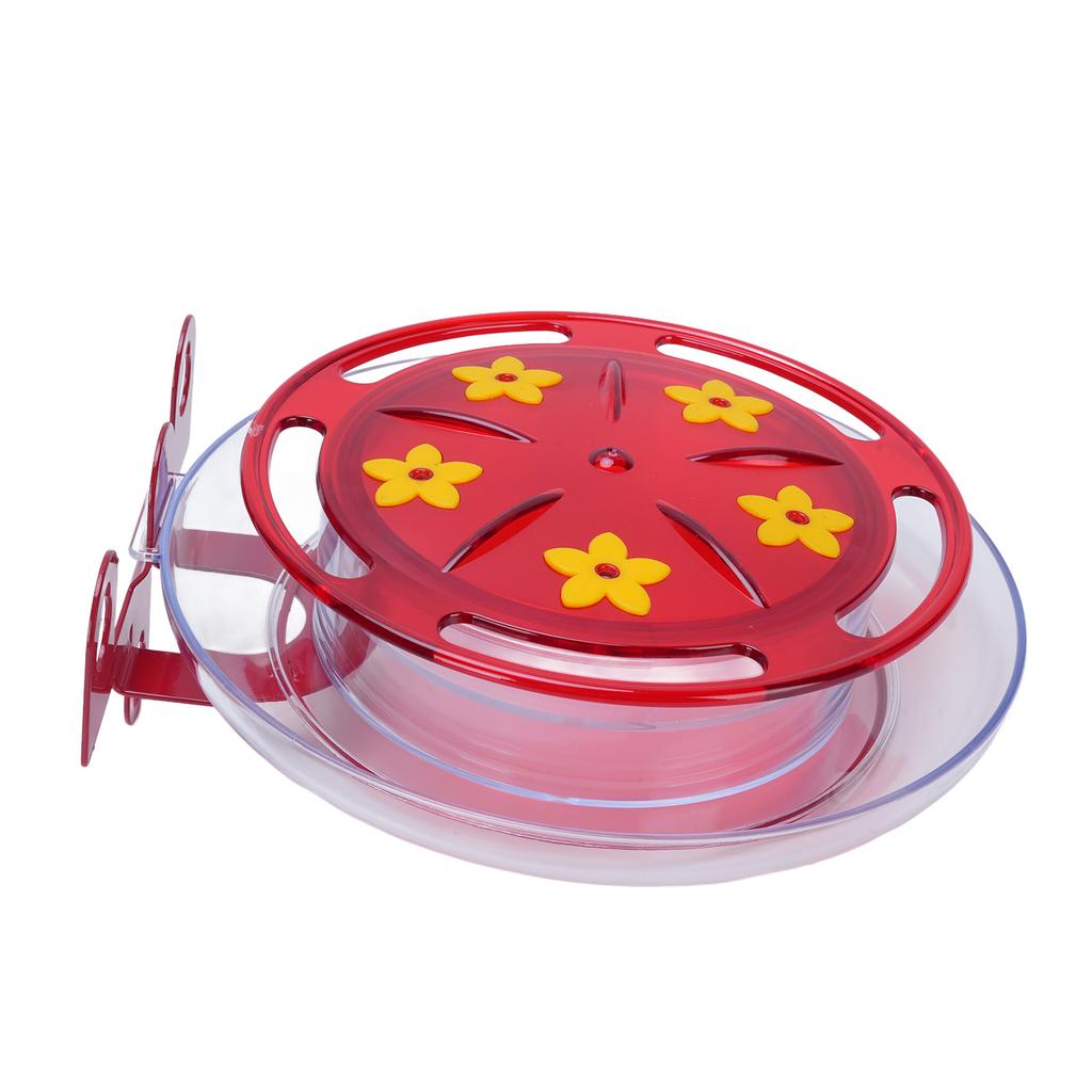 Window Hummingbird Feeder 5 Feeding Ports Easy Refill Bird Feeder with Strong Suction Cup for