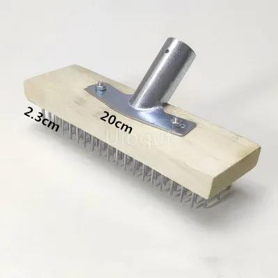 Grill Cleaning Brush BBQ tool Grill Brush 3 Stainless Steel Brushes In 1 Provides Effortless Cleanin pizza furnace stove brush