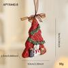 Resin Santa Rocking Horse Animal Christmas Ornaments Shaped Hanging Pendants for Tree Holiday Decor