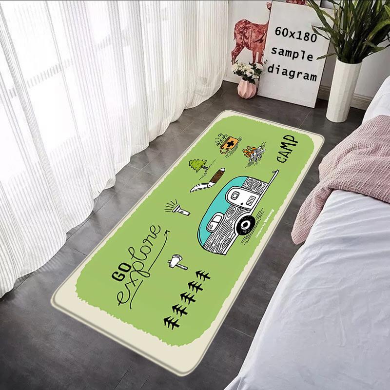 Hallway Entrance Cartpet Camping Camper Rugs Foot Carpets Doormat Floor Mats Non-slip Mat Home Kitchen Room Inside Decoration