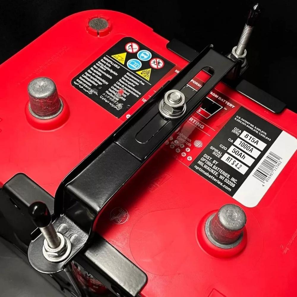 Adjustable Car Battery Hold Down Bracket 19cm 23cm Universal Battery Holder Stainless Steel Storage Tray For Automotive
