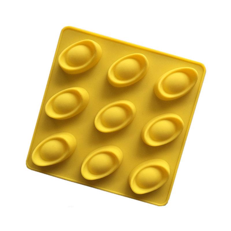

Golden Ingot Silicone Mold For Soap DIY Fondant Pudding Jelly Chocolate Ice Cube Tray Cake Decoration Tools Kitchen Accessories жёлтый