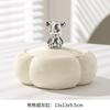 Ceramic ashtray with lid high sense ornaments creative personality living room luxury office trend decoration anti-fly ash