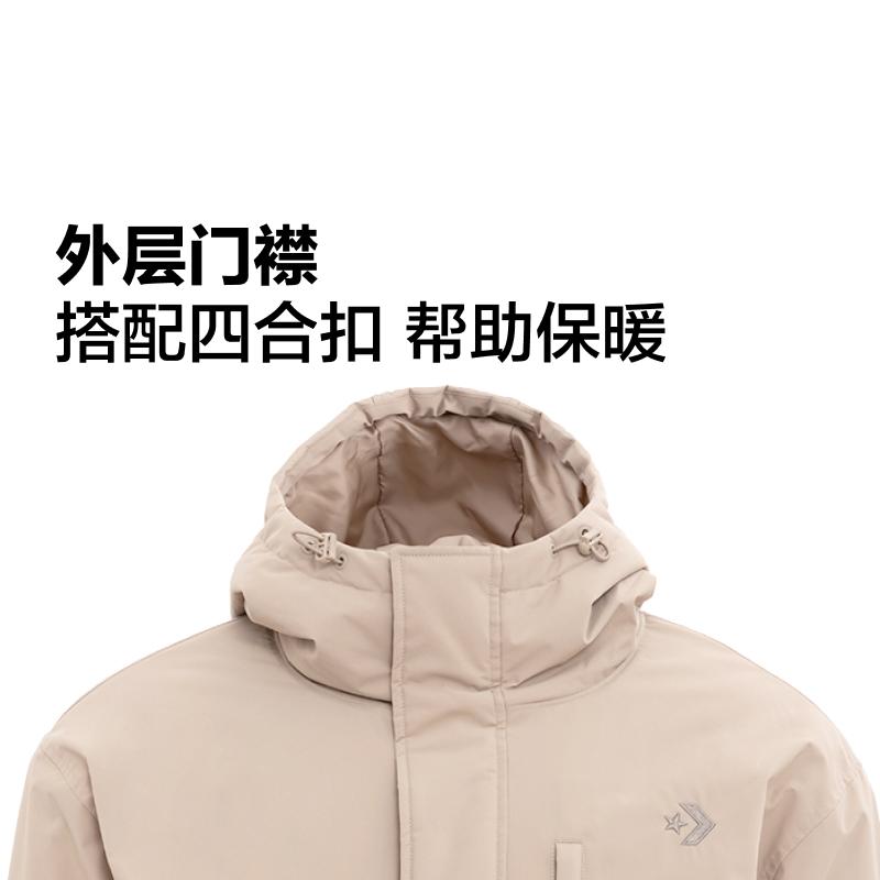 Converse Jackets Unisex Khaki Hooded Moderate Other UCJ145-X9V