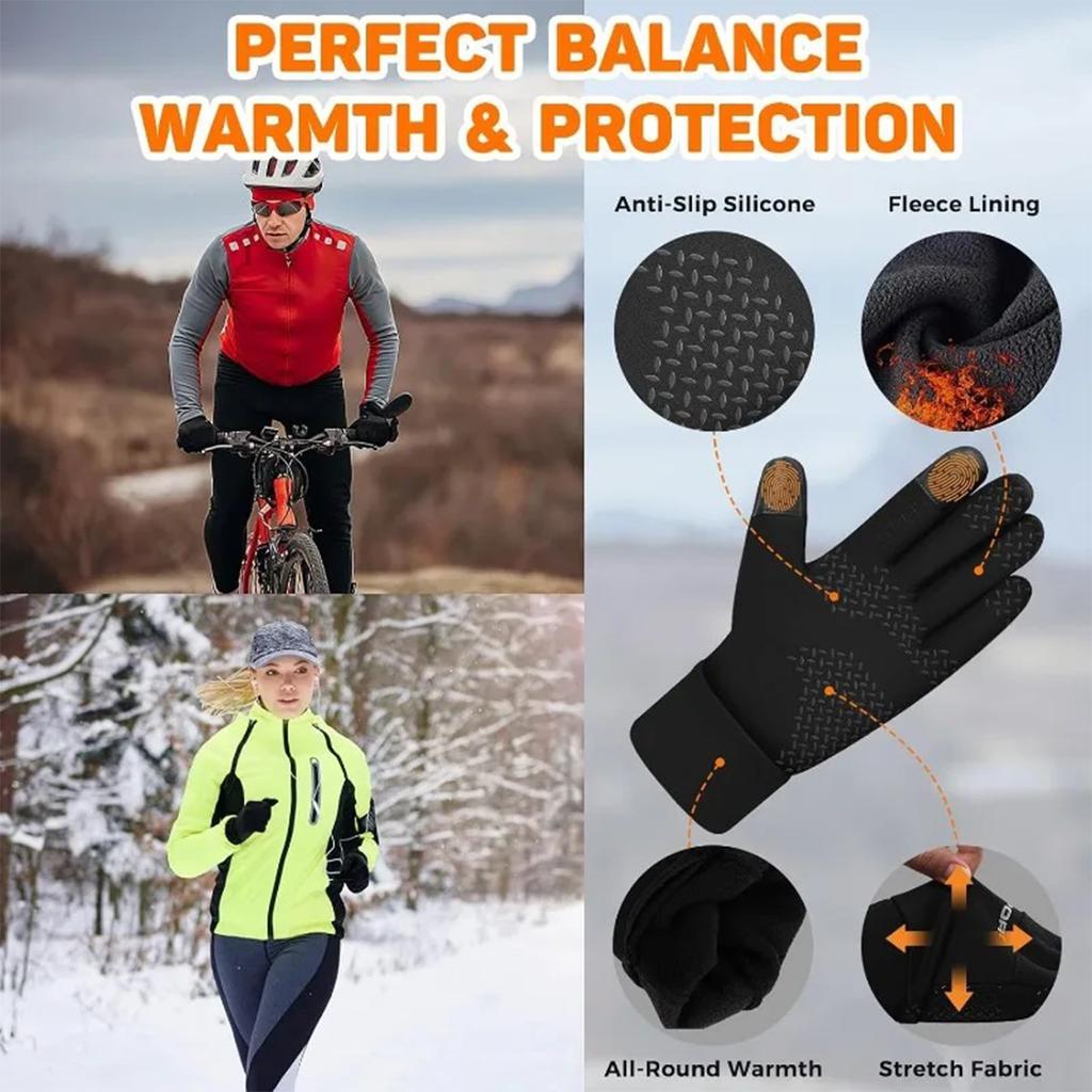 Unisex Touchscreen Winter Gloves Thermal Warm Cycling Bicycle Bike Ski Outdoor Camping Hiking Motorcycle Gloves For Sports