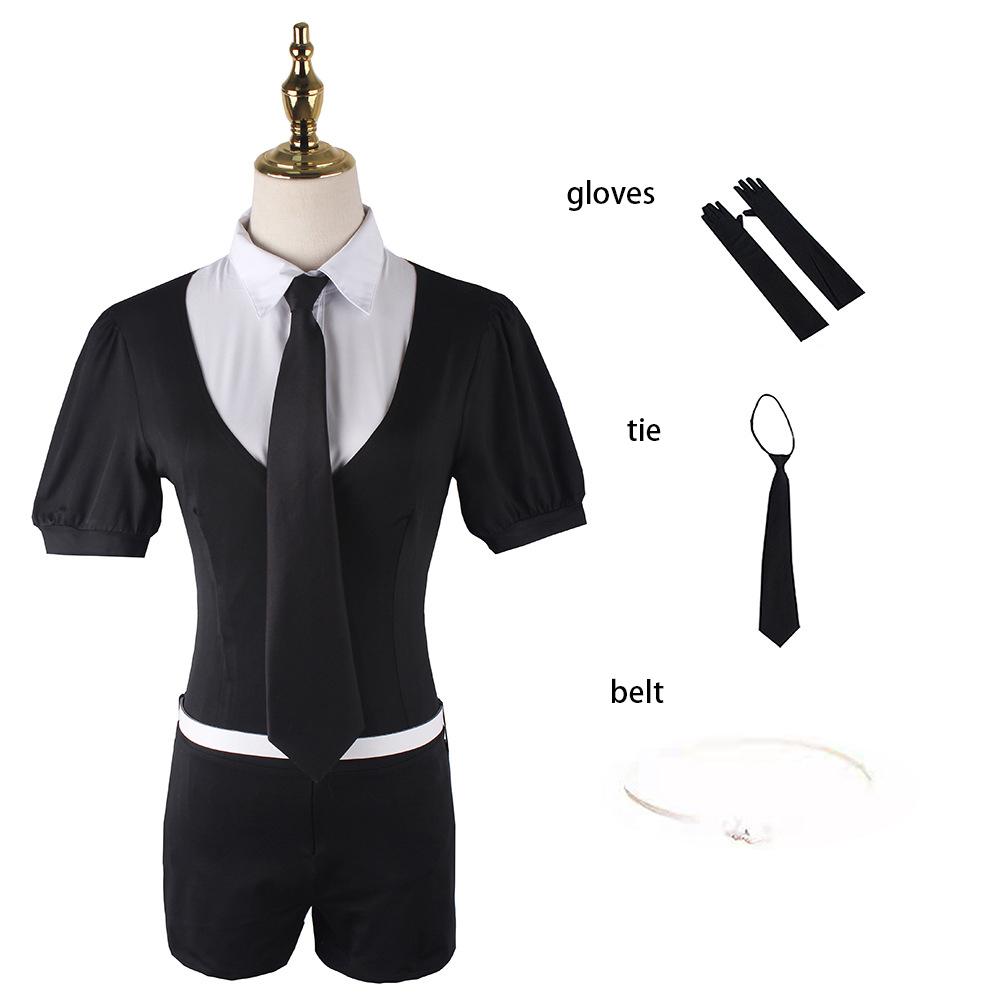 The Land Of Lustrous Antarcticite Cosplay Outfit Black White Makeup Party Prop