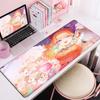 Hololive Roztomilá Dívka Takanashi Kiara Anime Podložka pod Myš XXL Herní Podložka pod Klávesnici na Notebook Uzamykatelný Okraj Kancelářská Dekorace Podložka 90x40cm