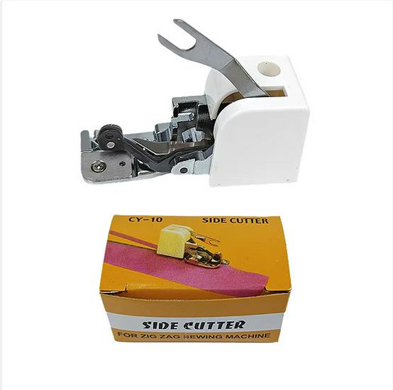 Multifunctional Presser Foot Set with Guide, Knife, Overlock & Gathering Functions for Thick Materials